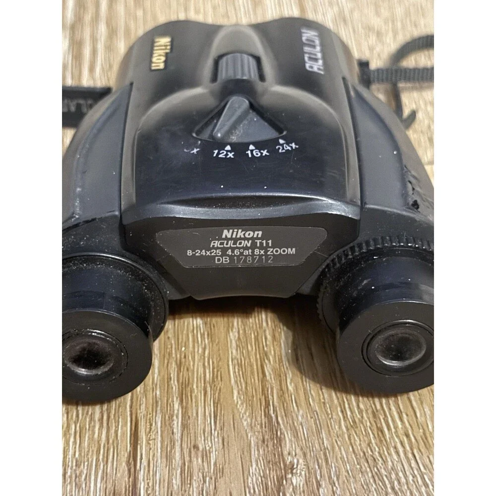 NIKON ACULON T11 8-24×25 4.6°at 8×ZOOM DB207391 BINOCULARS Working